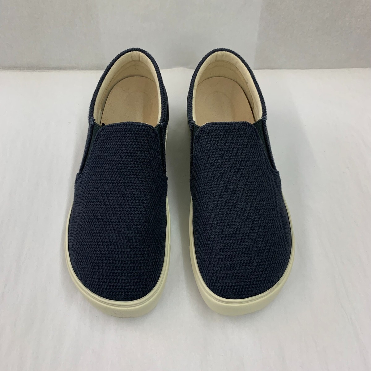 Birkenstock Oswego Canvas-Suede Men\'s Slip-Ons - Midnight Blue - Size 46 Birkenstock Oswego Slip On Shoes Mens Sz 13 Casual Midnight  main image 2
