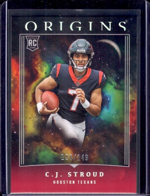 C.J. CJ STROUD 2023 Panini Origins #35 Red Parallel Rookie RC #128/149