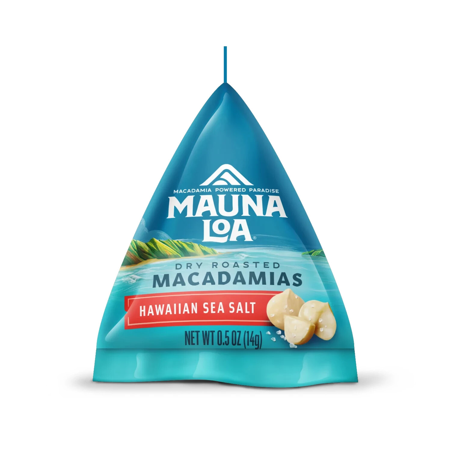 HAWAII MAUNA LOA Macadamias Nuts HAWAIIAN SEA SALT BOX 0.5oz x 24 pack