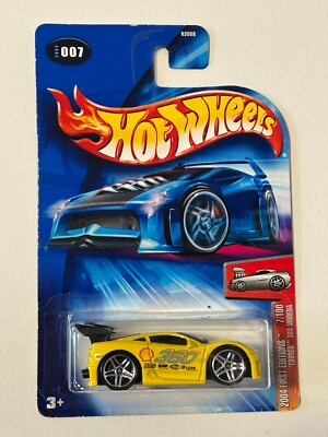Hot Wheels Ferrari 360 Modena レア Hot Wheels 2004 #007 FIRST EDITIONS 'Tooned Ferrari 360 Modena 1