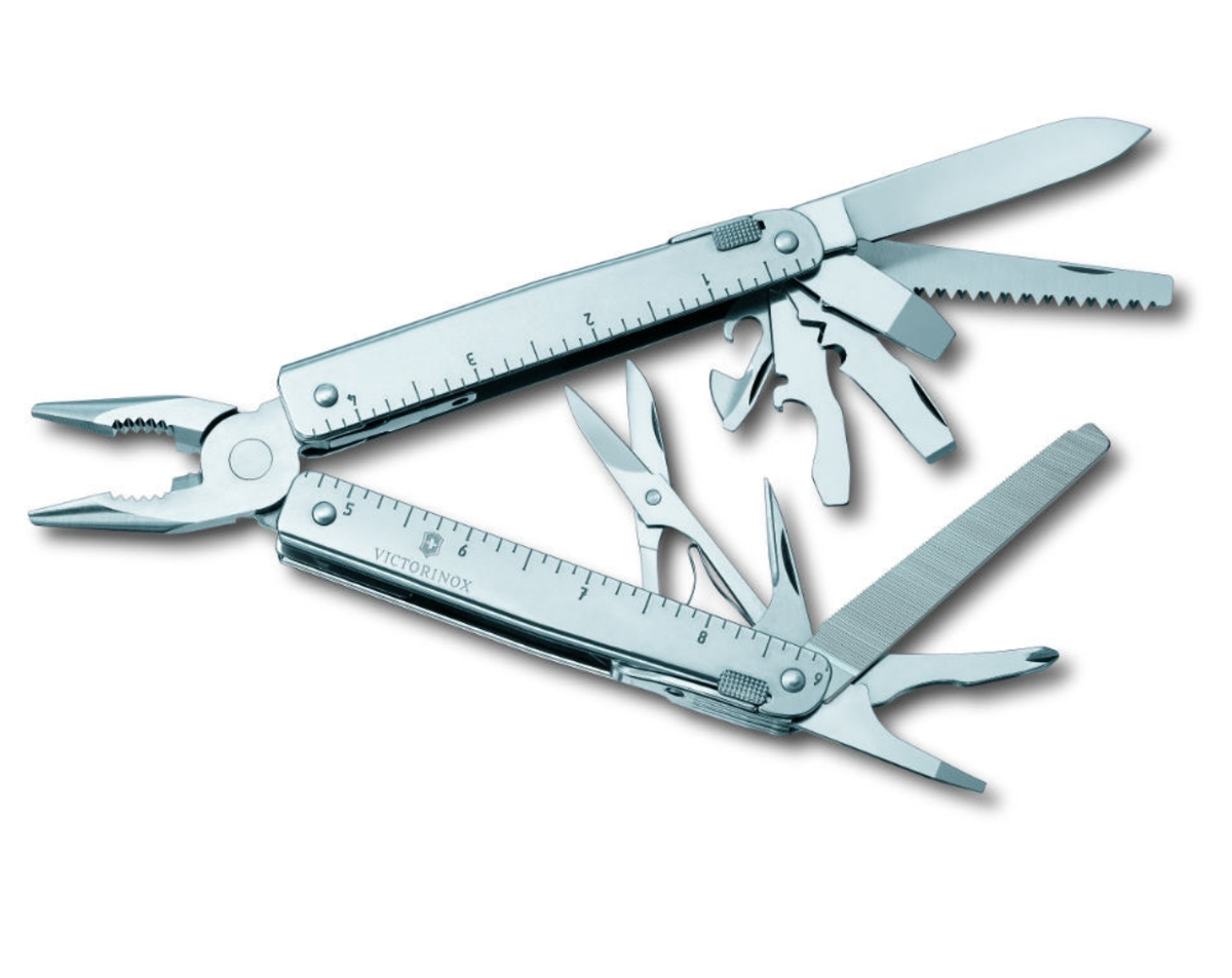 Victorinox SwissTool CS Plus Tool Kit with Leather Pouch (53946