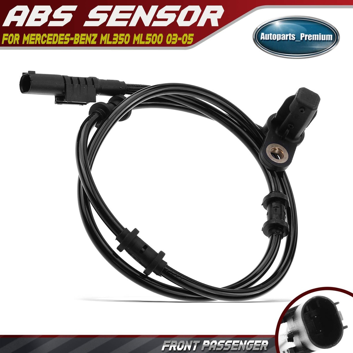 ABS Wheel Speed Sensor for Mercedes-Benz ML350 ML500 03-05 3.7L