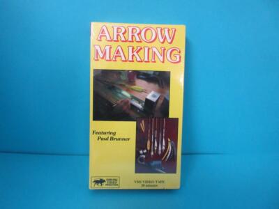 ARROW MAKING FEATURING PAUL BRUNNER VHS TAPE STONEY WOLF PRODUCTIONS RARE SEALED
