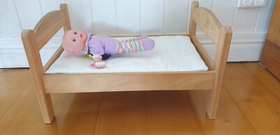 wooden dolls cot ikea