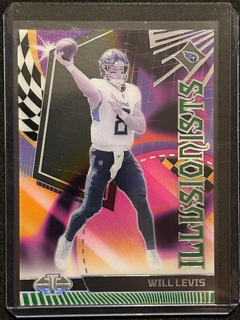 2023 Panini Illusions Football - Illusionists Emerald #18 Will Levis (RC) Titans