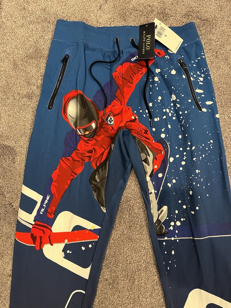 Polo Ralph Lauren Alpine Ski Snowboard 92 Graphic Joggers Pants