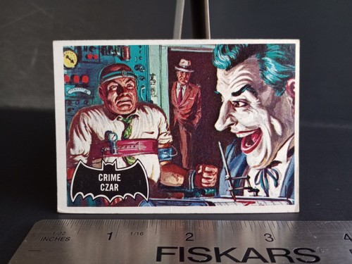 1966 Topps Batman Black Bat #10 Crime Czar — TAG (grade unconfirmed)