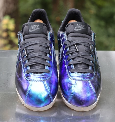 Nike Classic Cortez Leather SE Iridescent Soar Women’s Size 8 Custom 902854-400 - 第 9/15 張圖片