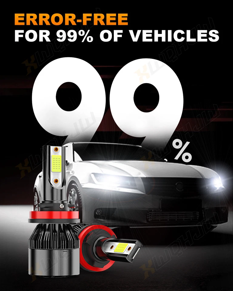 Para Scion FR-S 2013-2016 - 2 piezas 6000K H11 LED faros haz bajo cantidad 2 Foto 4 de 4