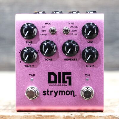 Strymon DIG V2 Dual Digital Delay Class A JFET Preamp Stereo Delay Effect Pedal