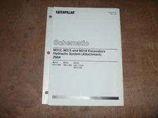 CAT Caterpillar M315 Excavator ZMW Hydraulic Schematic Diagram Manual 7ML1-859