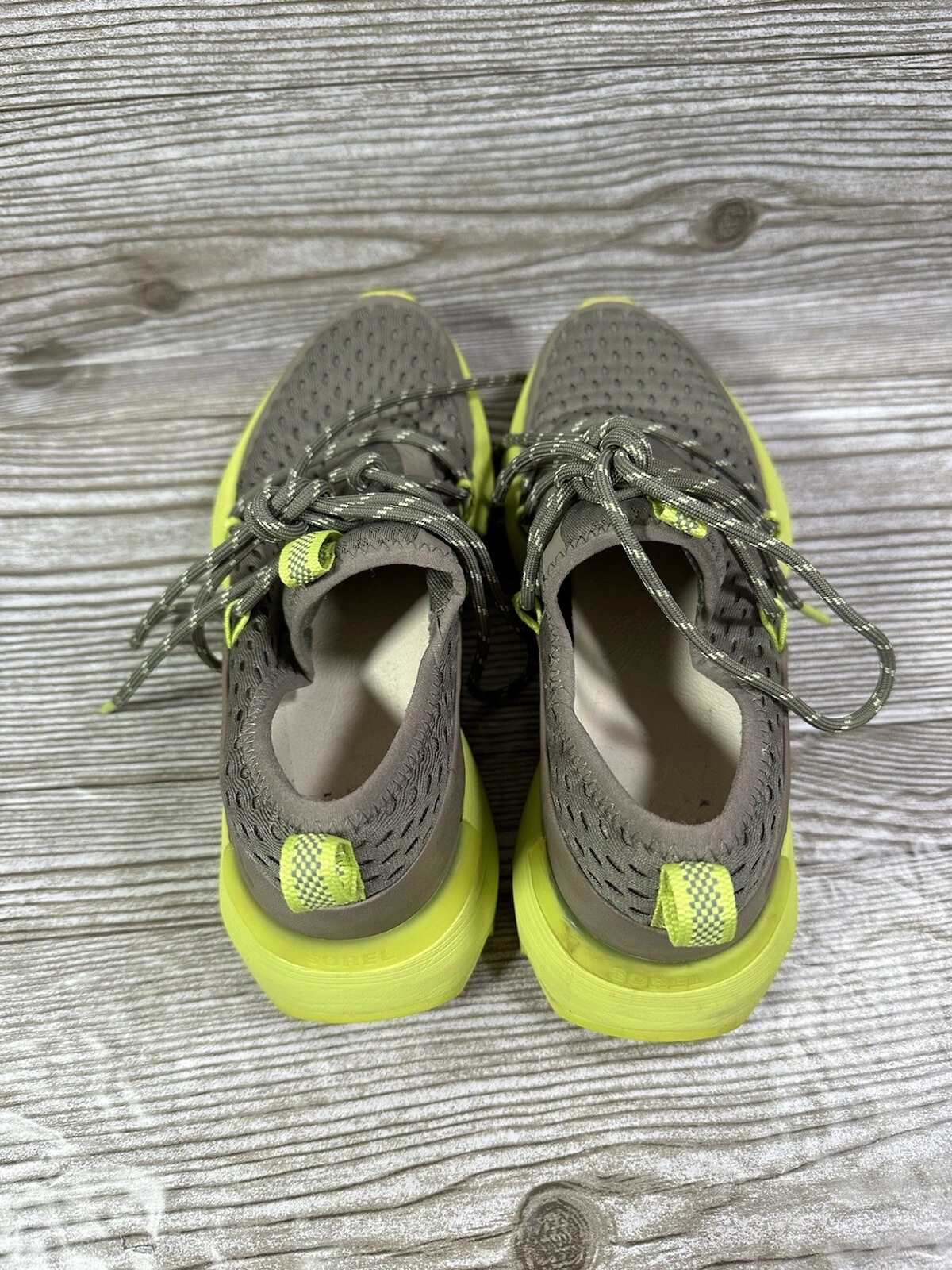 sorel kinetic impact lace dusty sage shoes