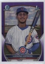 2023 Bowman Chrome Prospects Purple Refractor /250 Ludwing Espinoza #BCP-192 0w3