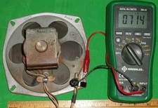 6-Inch Dynamic Speaker Clean! Working! Good Cone! 714Ohm Field (1930's) No.6C205