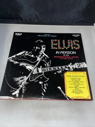 Elvis Presley From Memphis to Vegas LP LSP 6020 1969 Vinyl Gatefold Insert