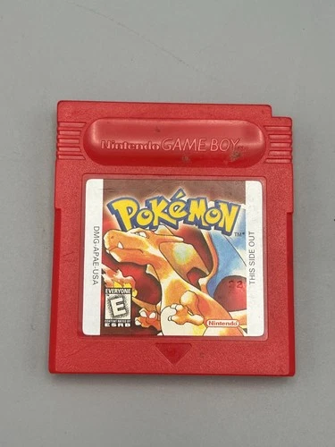 Pokemon Red Version Nintendo Game Boy Authentic DMG Game Cartridge Untested