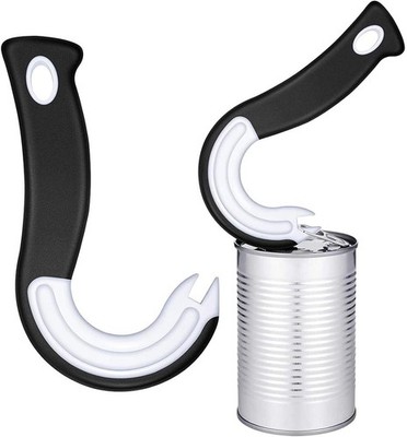 2Pcs Ring Pull Can Opener Ergonomic Tab J Shape Handy Ring Pull Opener 