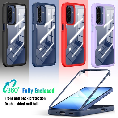 Shockproof Case with Built-in Screen Protector for Samsung Galaxy A15/A16/A17 5G - Afbeelding 2 van 71