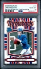 2025 Panini Donruss Jaxson Dart THROWBACK Rated Rookie RC #41 PSA 10 Gem GIANTS