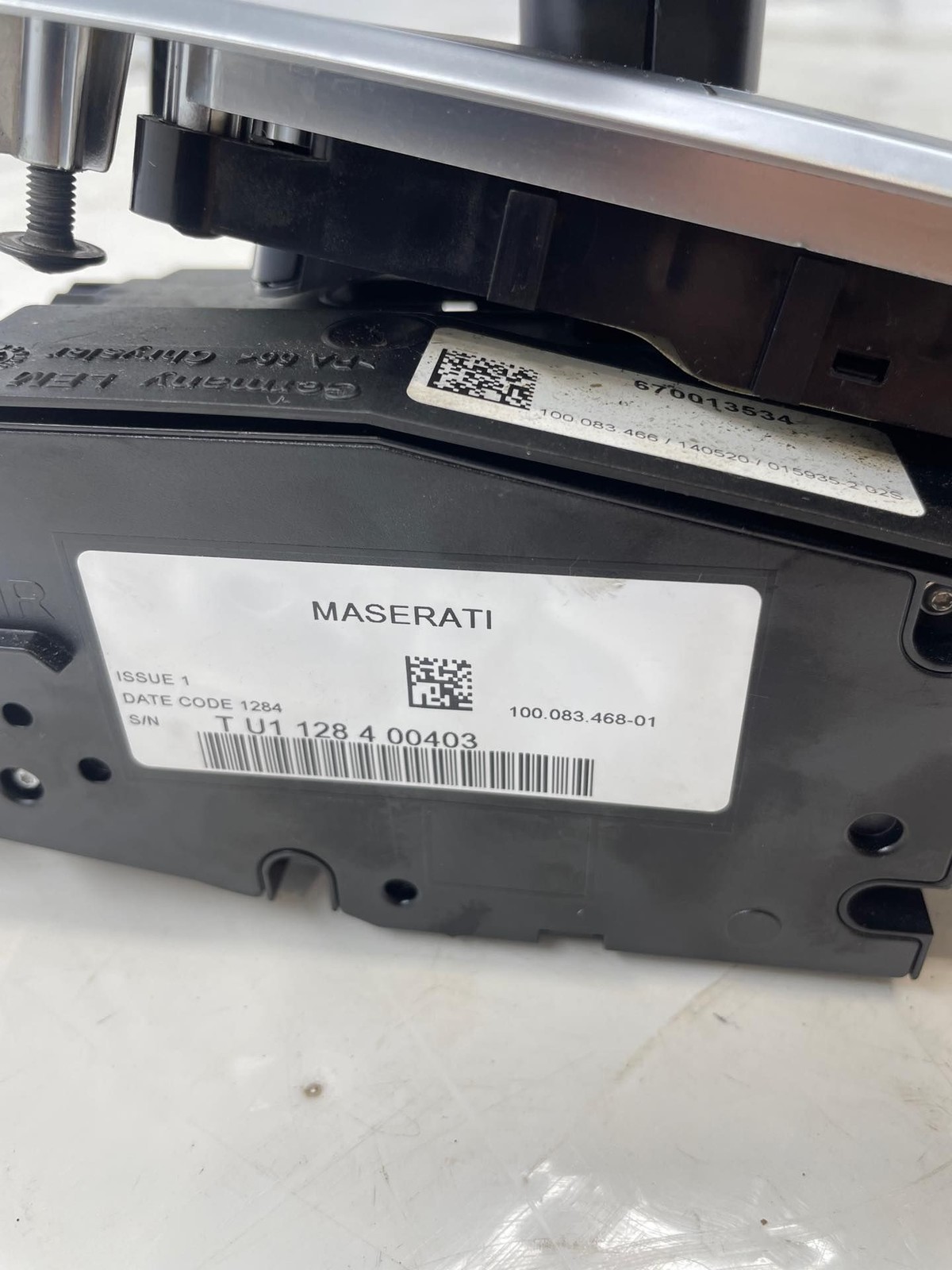 2014 Maserati Quattroporte S Transmission Floor Shifter Assembly 670013534 OEM