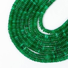 Green Jade Heishi Beads: 6-6.5mm, DIY jewelry supplies wholesale 15.5" Strand