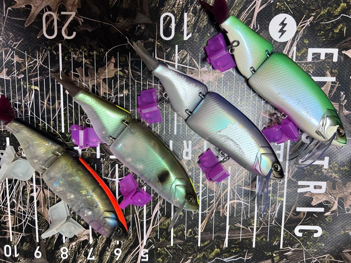 DRT TiNY KLASH Lures Hi & Low 4-Pack Freshwater & Saltwater Fishing - Image 2