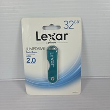Lexar Flash USB 2.0 Jump Drive TwistTurn 32 GB Portable Storage Office School