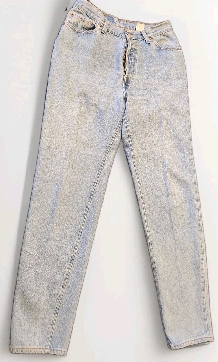 Vintage 90's High Waisted Levi's 501 XX Jeans 13L Women Made In