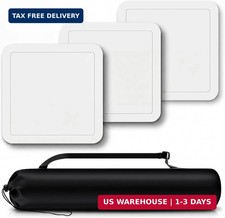 Hiboom 3 Pcs Premium Baseball Bases for Yard Throw Down Bases with Portable Carr