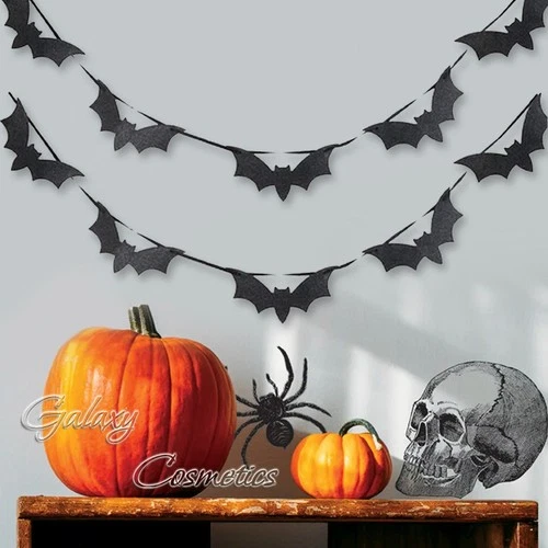 Halloween Bat Bunting Halloween Party Spooky Garland Decoration 3M