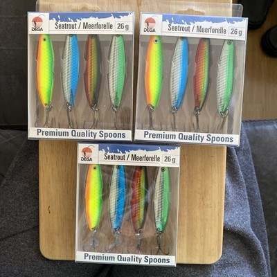 DEGA Meerforellen-Blinker Set 3 Sets neu