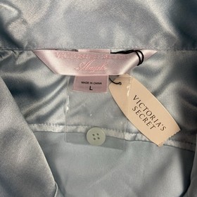 Victoria&rsquo;s Secret Angels Satin Pajama Set Blue Large NWT | 2000&rsquo;s New Old Stock!