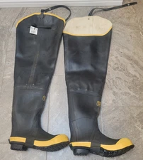 LaCrosse 3/4 Industrial Rubber Wader Steel Toe Boots 12US/11UK  Size 12