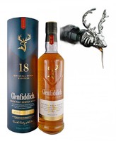 Glenfiddich 18 Jahre Scotch Single Malt Whisky + 1 AusgießEr Hirschkopf