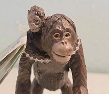 Safari LTD Orangutan With Baby Wildlife Figure With Tag