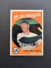 1959 TOPPS  #345  GIL McDOUGALD  NRMT