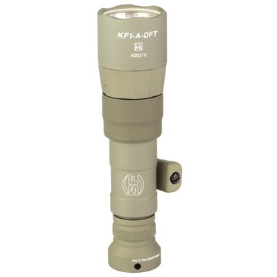Surefire M340C Scout Flashlight 500 Lumens fits Picatinny Mount MLOK Adapter Tan