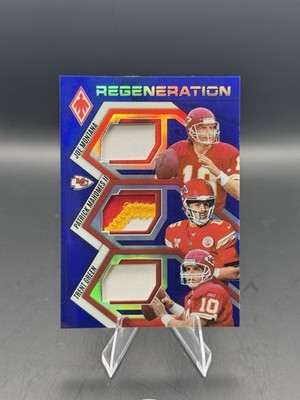 2025 Panini Phoenix - Regeneration Joe Montana, Patrick Mahomes, Trent Green