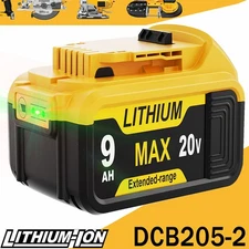 For DeWalt 20V 20 Volt Max 9.0AH Lithium Ion Battery DCB206 DCB205 DCB200-2 NEW