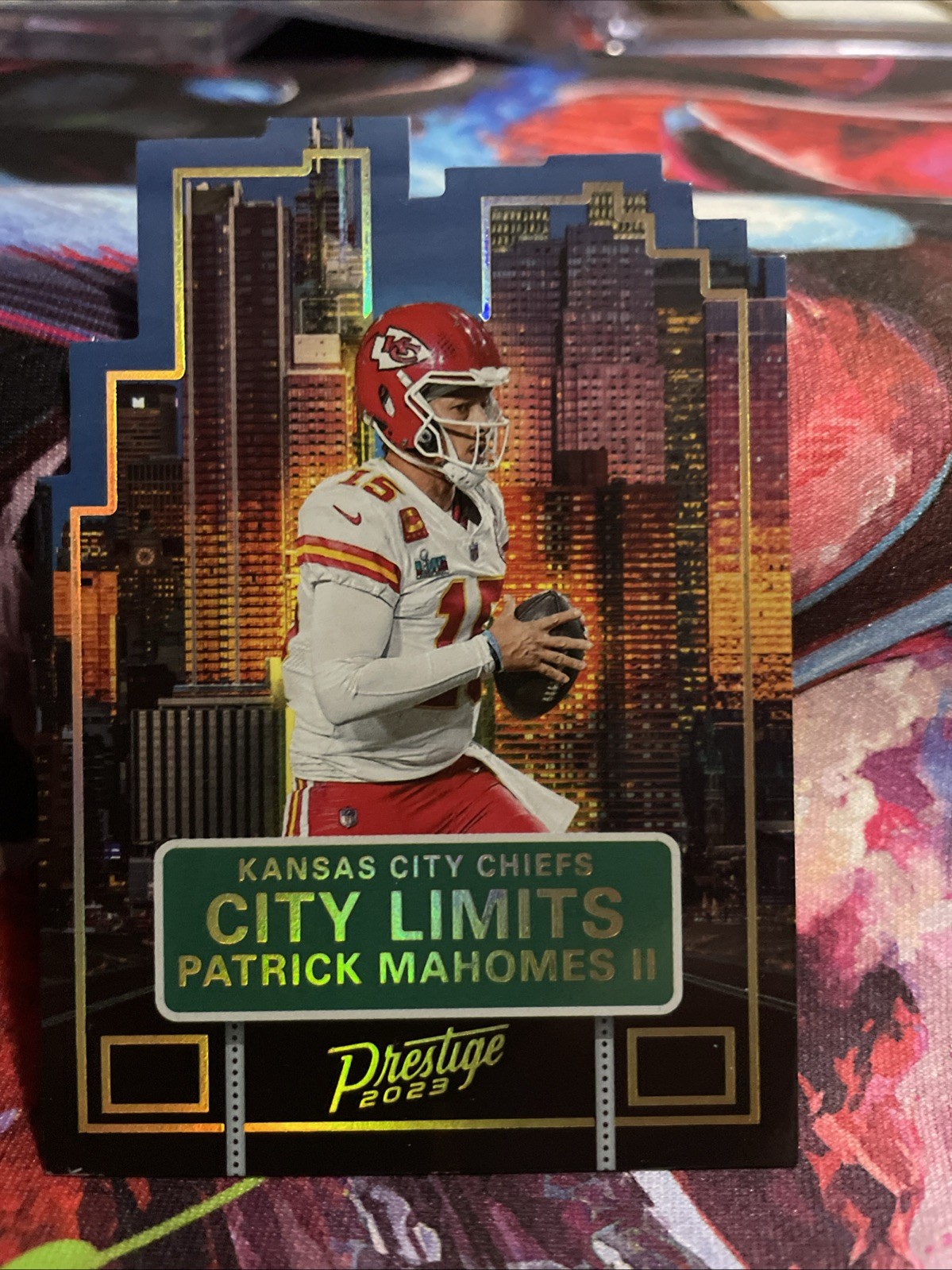 Patrick Mahomes II 2023 Panini Prestige City Limits #CL-8 Insert: CASE HIT - SSP