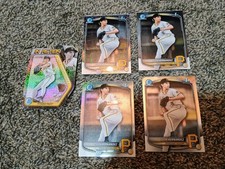 (5) 2025 Bowman Draft  SETH HERNANDEZ-1ST  MOJO+LAZER REFRACTOR+MOJO INSERT LOOK