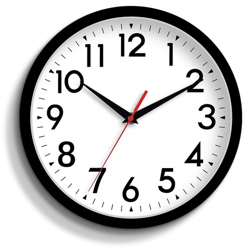 12 Inch Wall Clock Silent Non-Ticking Battery Operated Analog Clock Decorativ...