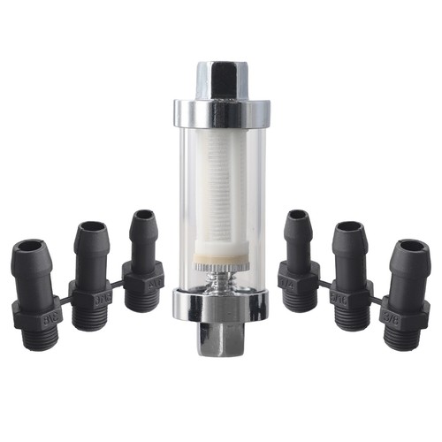 Multi Fit Inline Fuel Filter for Diesel Petrol Biofuel Easy Maintenance - Picture 5 of 12