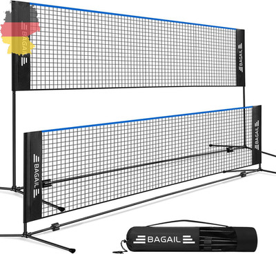 Faltbares Badmintonnetz verstellbar für Tennis Volleyball Außen Innen robust