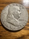 1953 S Franklin Half Dollar Circulated 90% Silver, Collectible Semi Key Date