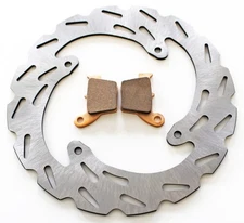 Brake Rotor & Brake Pads fit Honda CRF450RL CRF450 RL 2022 2023 Rear RipTide