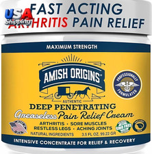 Arthritis Pain Relief Cream - 3.5 Oz - Maximum Strength Deep Penetrating for Joi