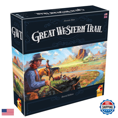 Asmodee Western Trail 2Nd Edition Board Game - Epic Strategy Board Game For