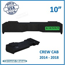 Gmc Sierra Crew-Cab 2014-2018 10" Dual Sub Box Sealed 10" Subwoofer Box Green