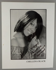 Autogramm US S&auml;ngerin und TV Schauspielerin Chellena Black 2008 (148237)